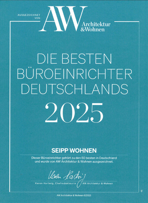 auszeichnung-aw-beste-bueroeinrichter-deutschlands-seipp-wohnen-2025